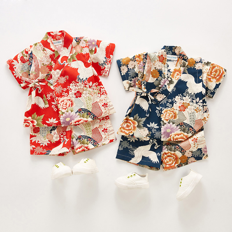 Summer Clothing Baby Girl - Sommer Kinder Yukata Kleidung Mädchen Junge
