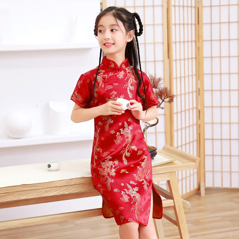 Sommer kinder Cheongsam Modern – Summer Clothing Baby Girl Bewertung und Preis