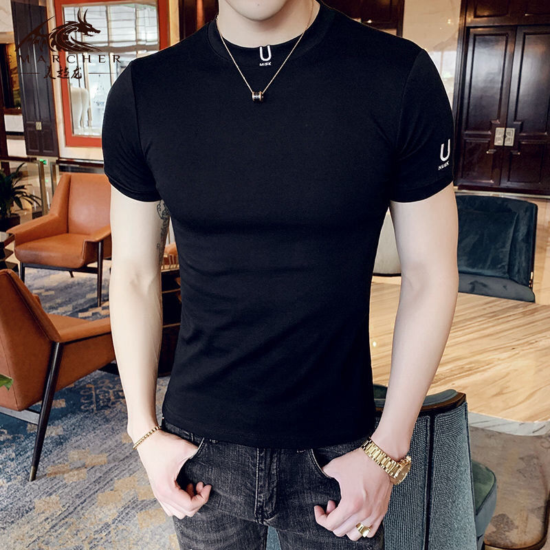 Schwarz T Shirt für Männer Kla – Summer Clothing Wholesale Bewertung und Preis